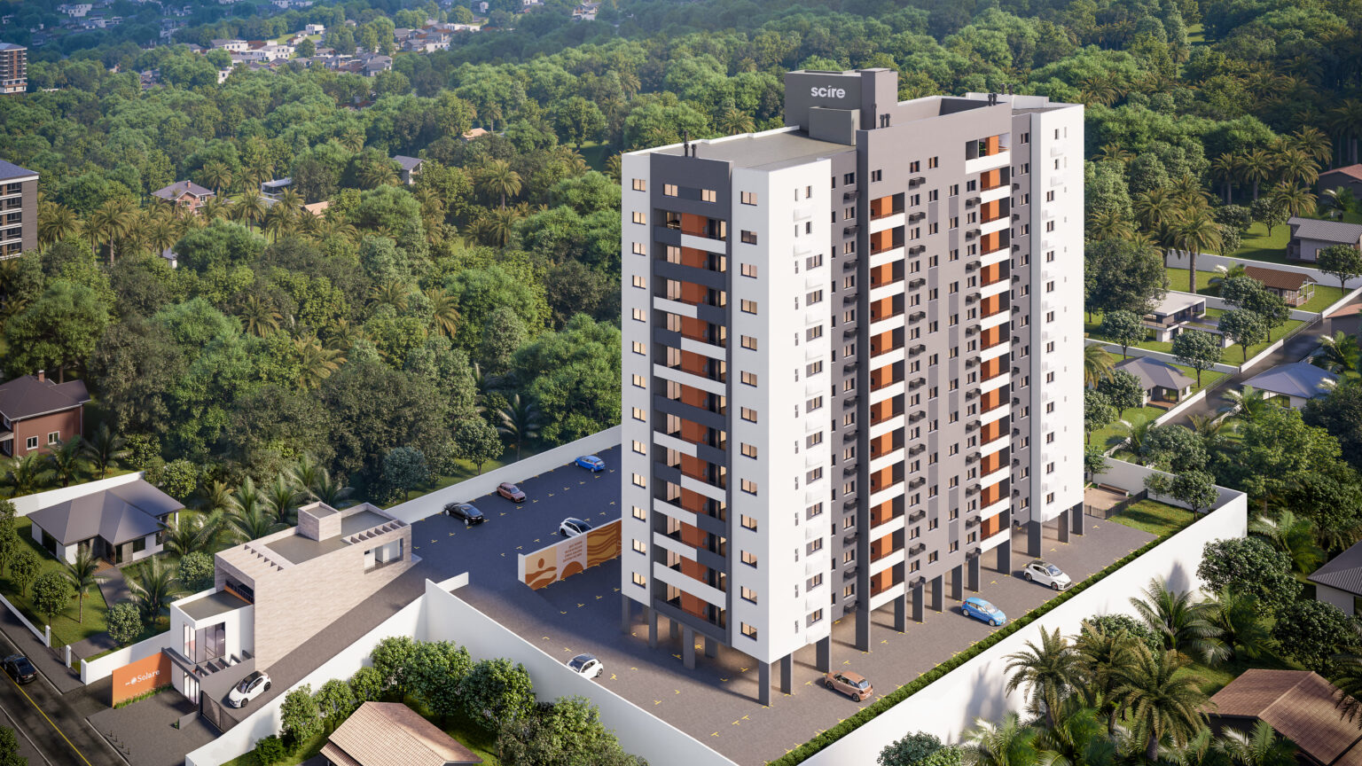 Scire Solare Blumenau - Apartamentos na Planta